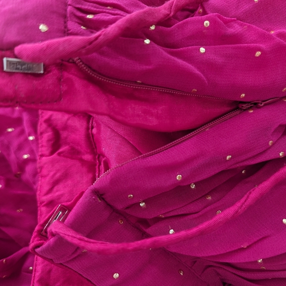 Fucshi lehenga set - Picture 7 of 8